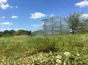 Rastlinjak Omega na njivi