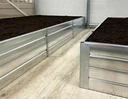 Komplet dvignjenih gredic za rastlinjak širine 3 m slika 5