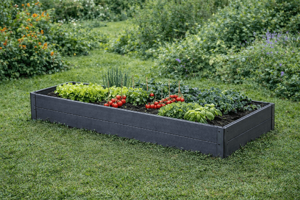 Dvignjena gredica plastična Woodlook slika 4