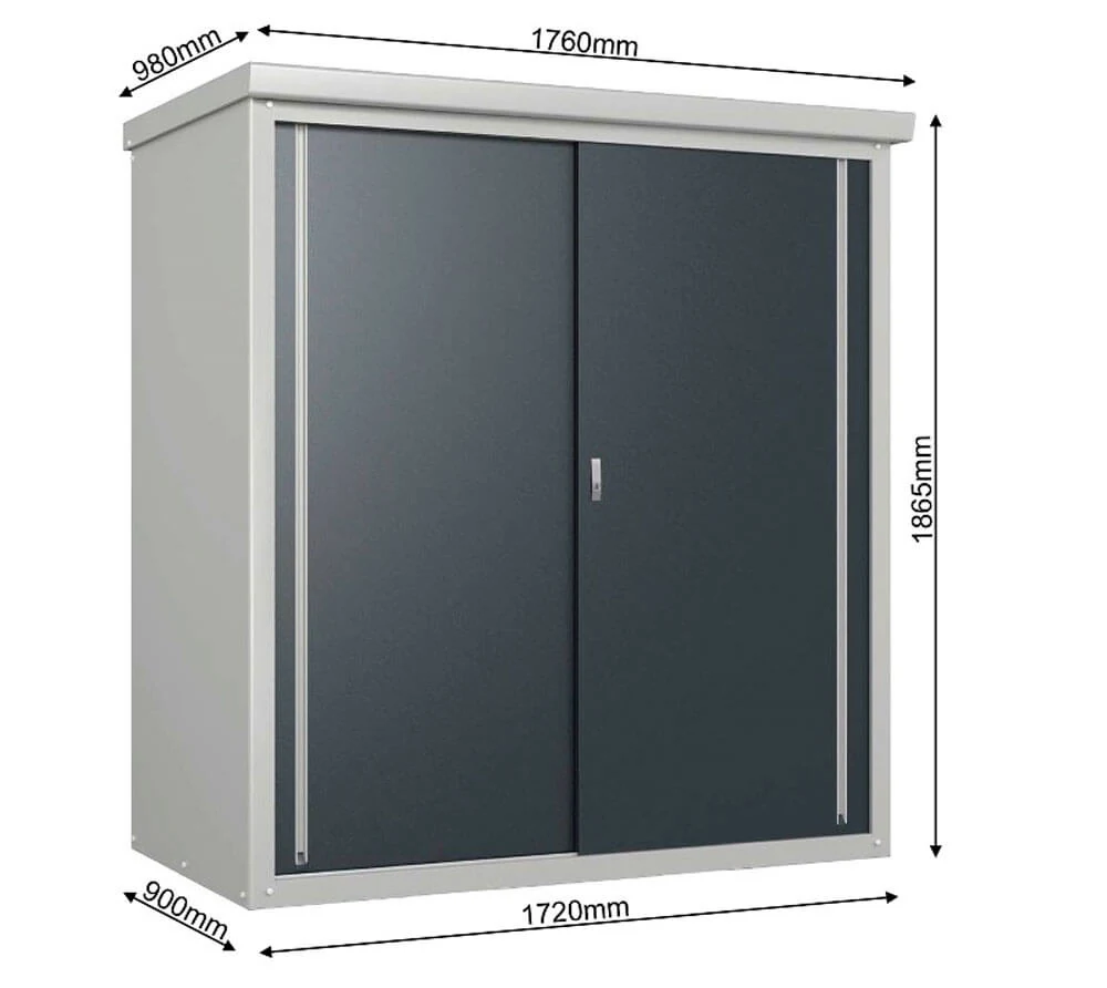 Trimetals kovinska vrtna omara Guardian D63 7