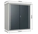 Trimetals kovinska vrtna omara Guardian D63 7