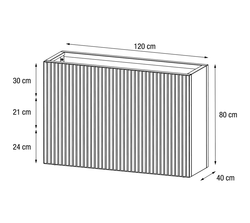 Herstera Garden kovinski cvetlični lonec Deco Divider XL 10
