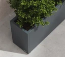 Herstera Garden kovinski cvetlični lonec Cube 30 4