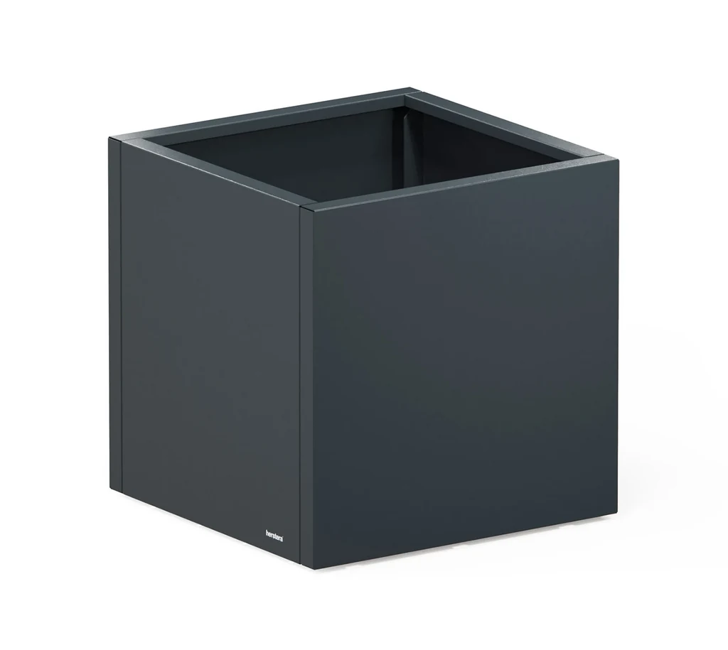 Herstera Garden kovinski cvetlični lonec Cube 8