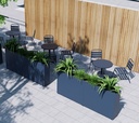 Herstera Garden kovinski cvetlični lonec Cube Divider 5