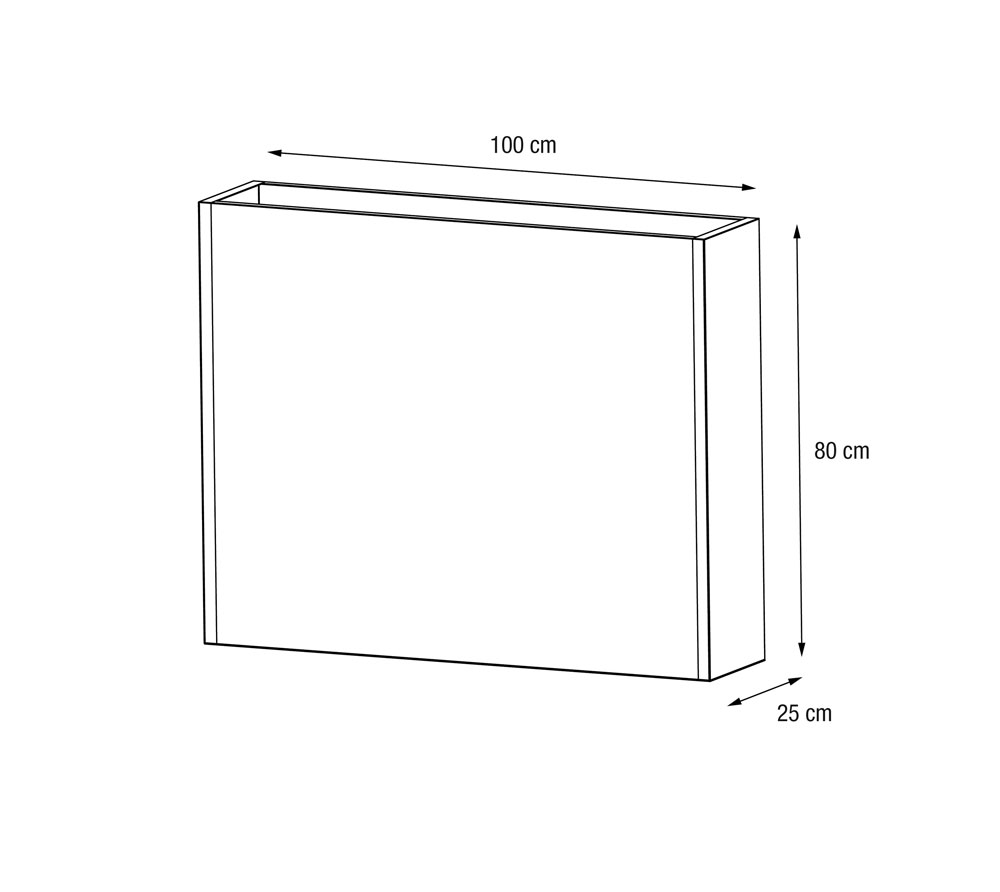 Herstera Garden kovinski cvetlični lonec Cube Divider 7