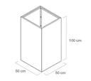 Herstera Garden kovinski sadilni steber Cube High 6