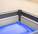 Westmann kovinska obloga za smetnjake Planum, antracit 8