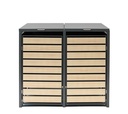 Westmann kovinska omara za smetnjake Lacina 6