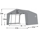 ShelterLogic pašni šotor in šotorska garaža 370x370x260 cm 7