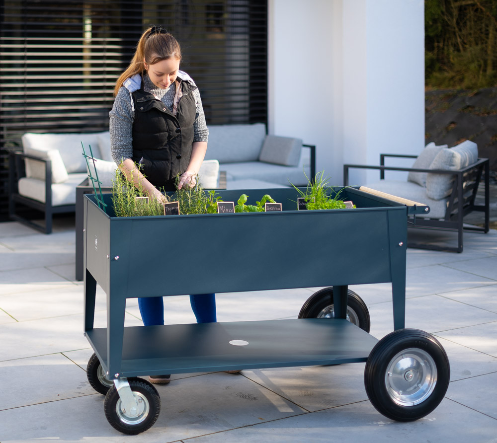 Herstera Garden kovinska visoka greda Swivel 9