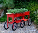 Herstera Garden kovinska visoka greda na kolesih Wheels 2