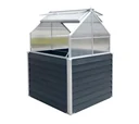 Westmann kovinska visoka greda z mini rastlinjakom Store & Grow 6