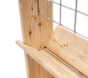 Westmann leseno zeliščno stojalo z oporno mrežo Viktoria 4