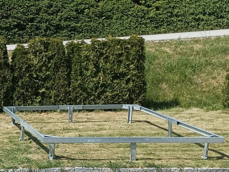 Verzinkter Fundamentrahmen (3 x 4 m)
