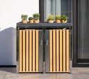 Westmann casetta per bidoni Planta in acciaio inox