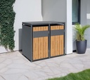 Metall-Mülltonnenbox Varius
