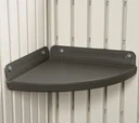 Eckregal für Gartenhäuser, 2 Stück