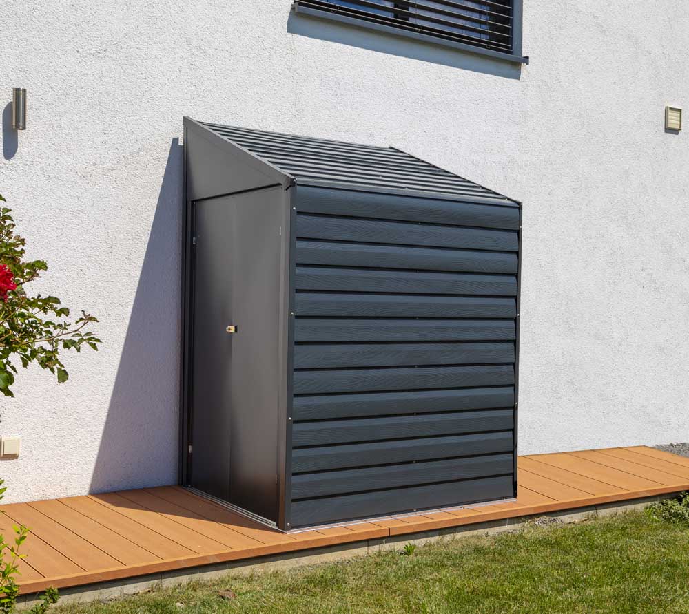 Metall-Anlehn-Gartenhaus 47