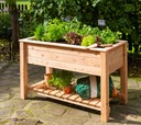 Holz-Hochbeet Emily mit Ablage