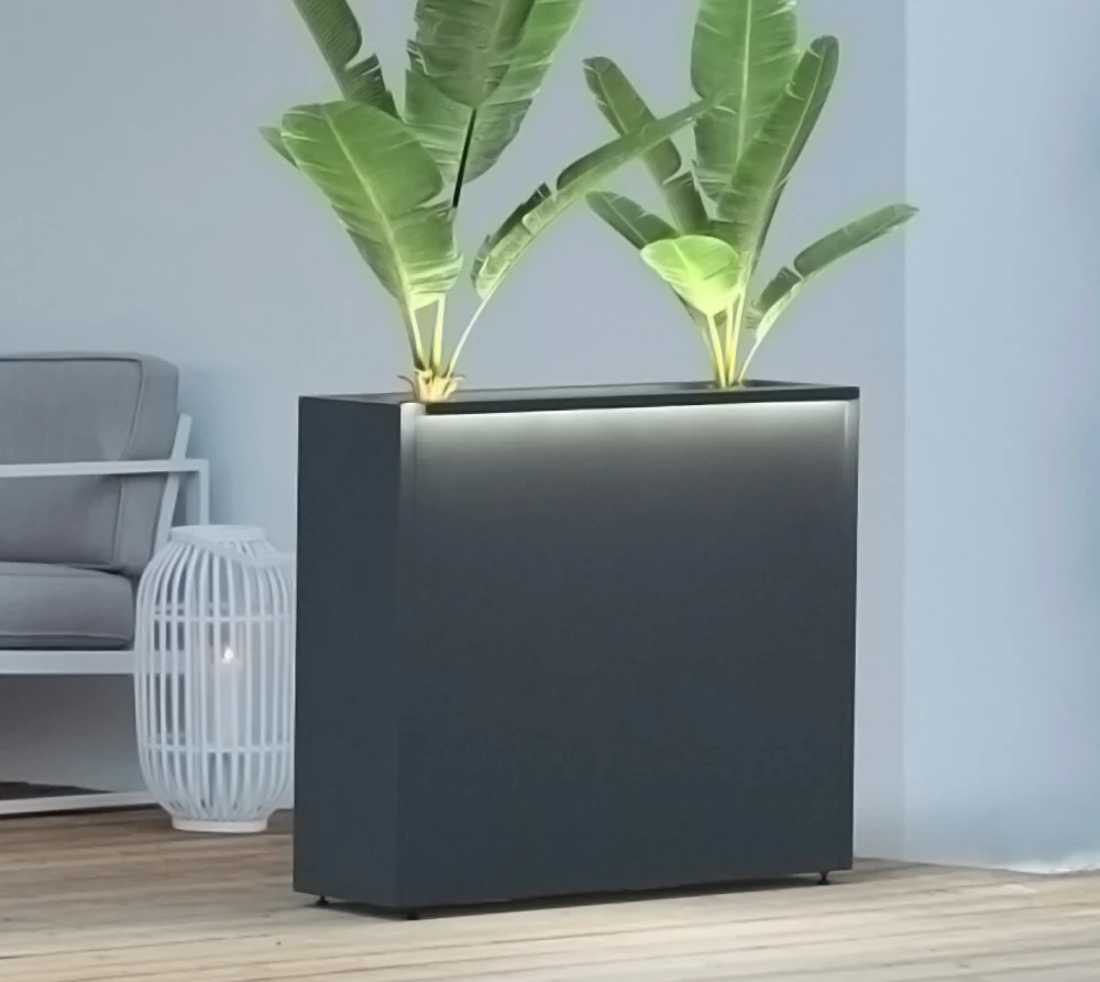 Kovinski cvetlični lonec Cube Divider